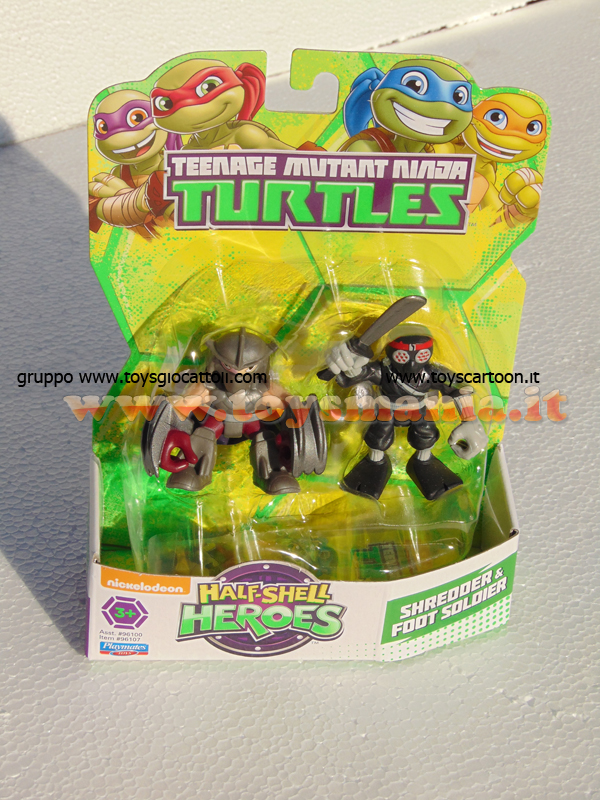 Playmates Toys TARTARUGHE NINJA 2 Personaggi 6cm Teenage Mutant